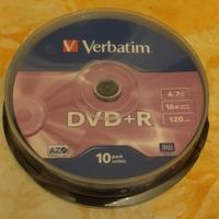 Verbatim Dvd+R 4.7Gb 16X - confezione da 10