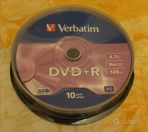 Verbatim Dvd+R 4.7Gb 16X - confezione da 10