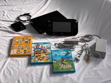 Wii U nera 32GB completa + giochi
