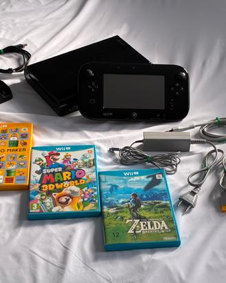 Wii U nera 32GB completa + giochi