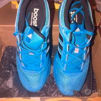 Scarpe Adidas Boost blu elettrico rarità 43,5