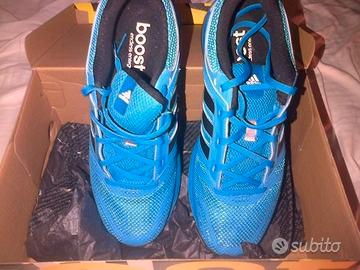 Scarpe Adidas Boost blu elettrico rarità 43,5