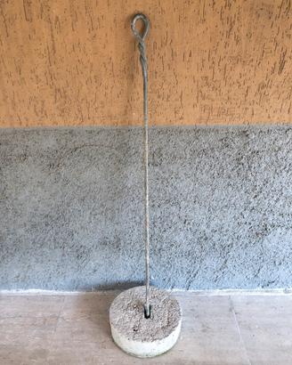 Peso zavorra con base in cemento