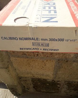 15 scatole di pavimento rettificato grigio 30.30