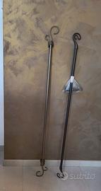 Bastoni tenda ferro battuto allungabile