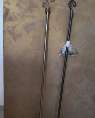 Bastoni tenda ferro battuto allungabile