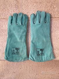 Guanti in cuoio tg. 10 carpentiere saldatore NUOVI