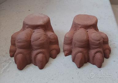 2 Piedini Sottovaso - Terracotta Toscana 