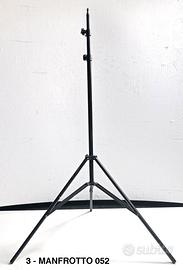 CAVALLETTO STATIVO MANFROTTO 052 NERO