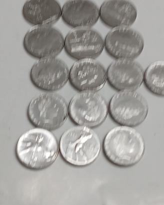 Lotto di monete da lire 50/100 micro varie annate.