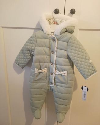 piumino intero neonato taglia 3/6 mesi