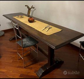 Tavolo fratina noce massello