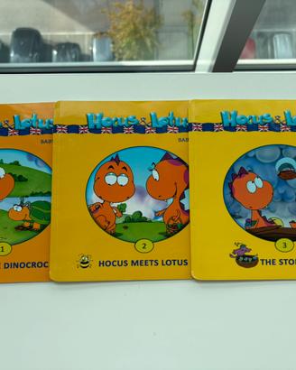 Set 6 libri bimbi Hocus & Lotus inglese
