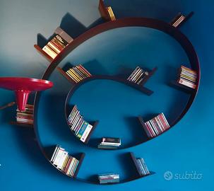 Libreria  karttell  Bookworm rossa