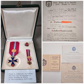 Croce Cavaliere Ordine Militare SS Salvador 1959