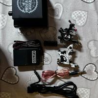 kit per tatuaggi completo + inchiostri+ aghi