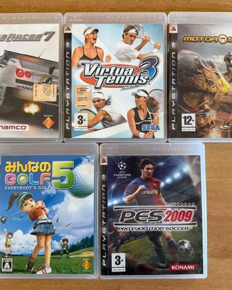 Giochi PS3: Ridge Racer 7, Virtua Tennis 3 e altro