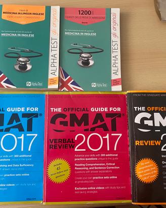 Libri preparazione IMAT (Alpha Test) e GMAT NUOVI