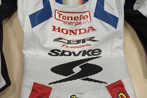 Tuta moto gara originale Michel Fabrizio Superbike