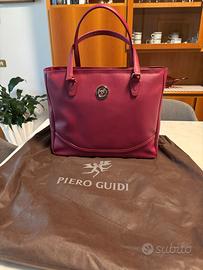 Grande borsa in pelle Piero Guidi