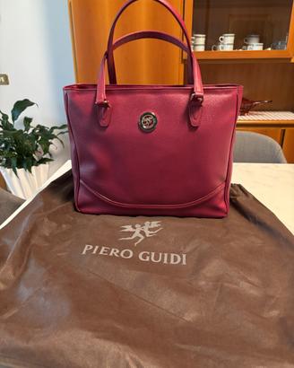 Grande borsa in pelle Piero Guidi