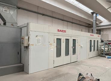 Cabina verniciatura pressurizzata SAICO