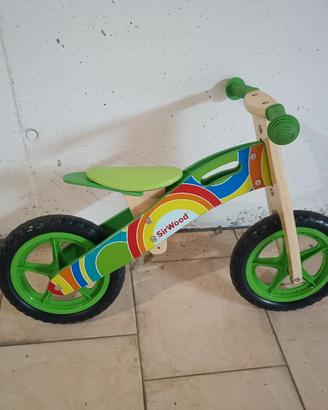 Bicicletta senza pedali in legno bambini 24+
