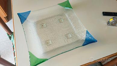 vassoio in vetro di Murano