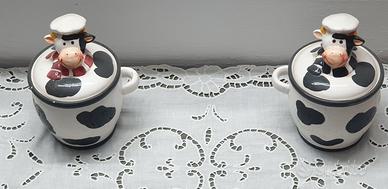 Contenitori da cucina a froma di mucca