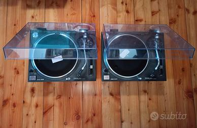 Coppia Technics SL-1210 MK2 con Coperchi, Testine 
