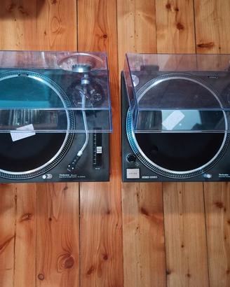Coppia Technics SL-1210 MK2 con Coperchi, Testine 