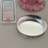 ArgentSilverPlated scat ellittica con coper in vet