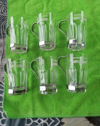 set bicchieri san pellegrino antichi