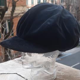 basco vintage in velluto nero 