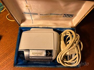SUNBEAM MULTI VOLT 555 - Rasoio elettrico anni 70