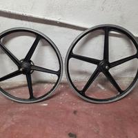 coppia cerchi 5 razze misura 26