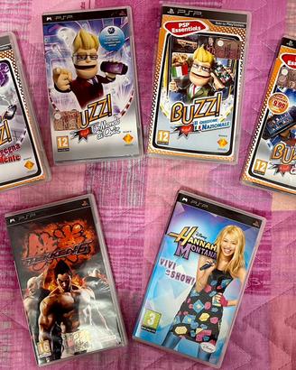 Lotto videogiochi in UMD per PSP