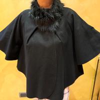 mantella con pelliccia 
