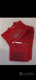 Pantalone felpa e tshirt Timberland