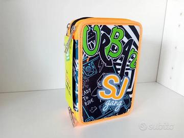 ASTUCCIO SEVEN 3 ZIP BOY SJ GANG con supermina
