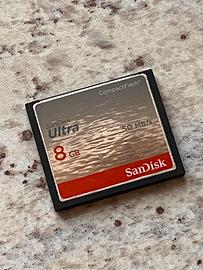 SCHEDA DI MEMORIA CF SanDisk Ultra 8GB