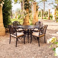 Sedia giardino modello Vienna alluminio pressofuso