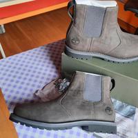TIMBERLAND STIVALETTO NUOVO CHELSEA GRIGIO NERO 44