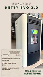 STUFA A PELLET KETTY marca NORDICA-EXTRAFLAME