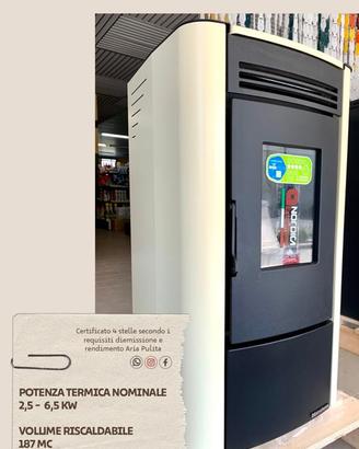 STUFA A PELLET KETTY marca NORDICA-EXTRAFLAME