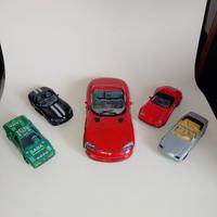 Lotto 5 Modellini Burago Dodge Viper Porsche Merce