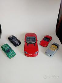 Lotto 5 Modellini Burago Dodge Viper Porsche Merce