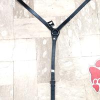 PETTORALE INGLESE A Y IN CUOIO REGOLABILE