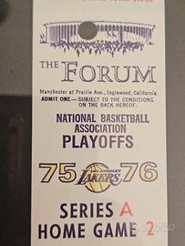 Biglietto NBA 75-76 Forum Los Angeles