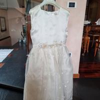 Vestito cerimonia bambina, anni 10.